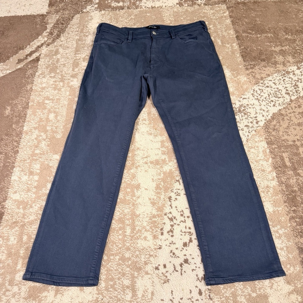 34 Heritage Jeans Charisma Mens 38x30 Blue Relaxed Straight Leg Stretch